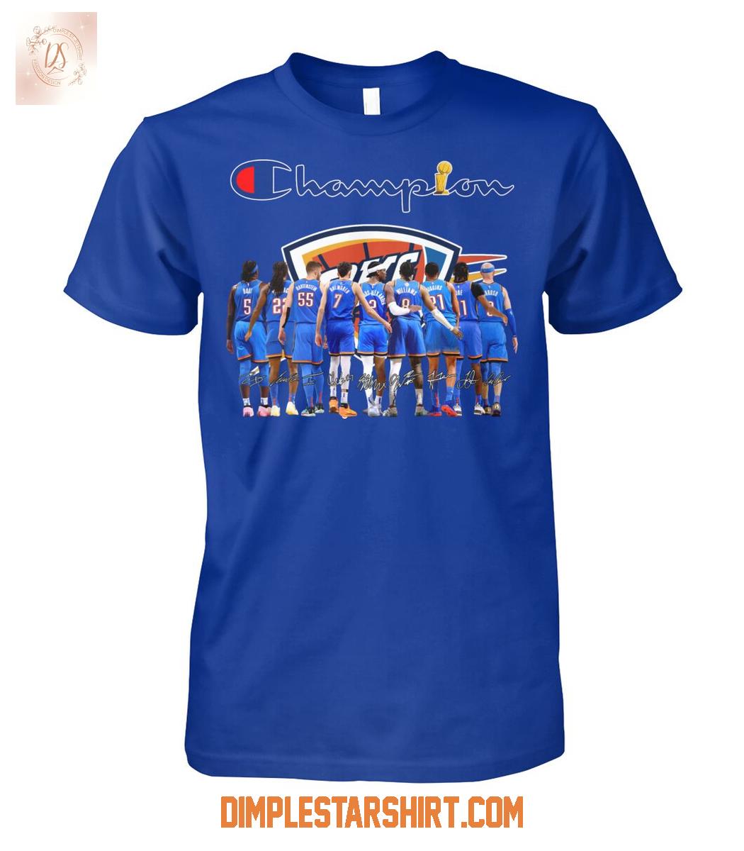 Oklahoma City Thunder All Team Champion T Shirt Oklahoma City Thunder All Team Champion T Shirt
