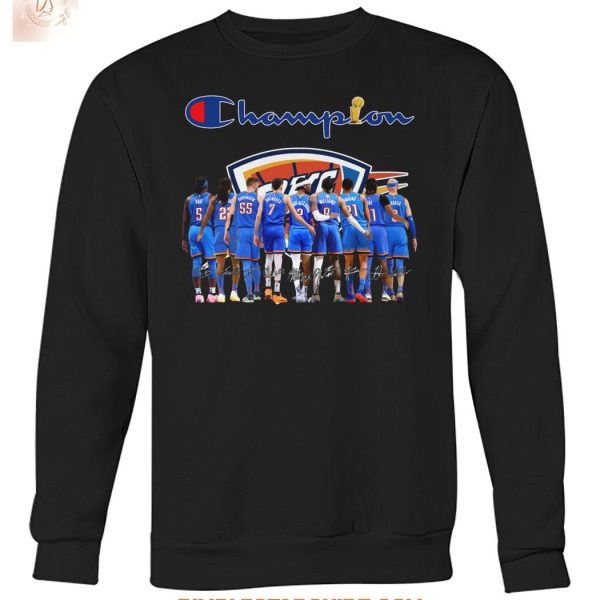 Oklahoma City Thunder All Team Champion T Shirt