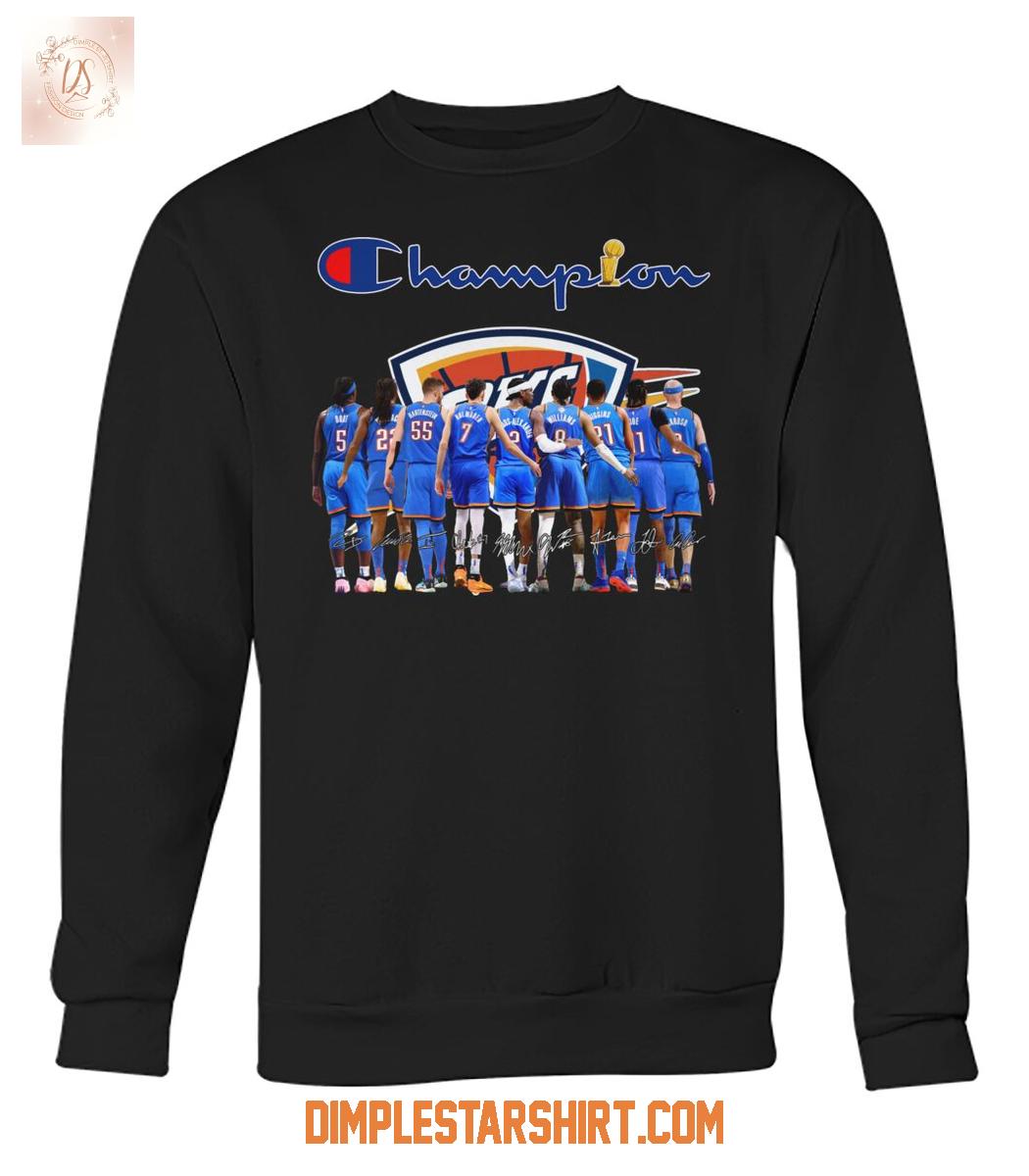 Oklahoma City Thunder All Team Champion T Shirt Oklahoma City Thunder All Team Champion T Shirt
