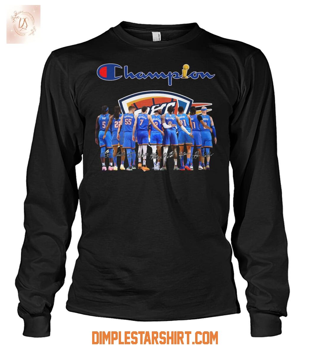Oklahoma City Thunder All Team Champion T Shirt Oklahoma City Thunder All Team Champion T Shirt