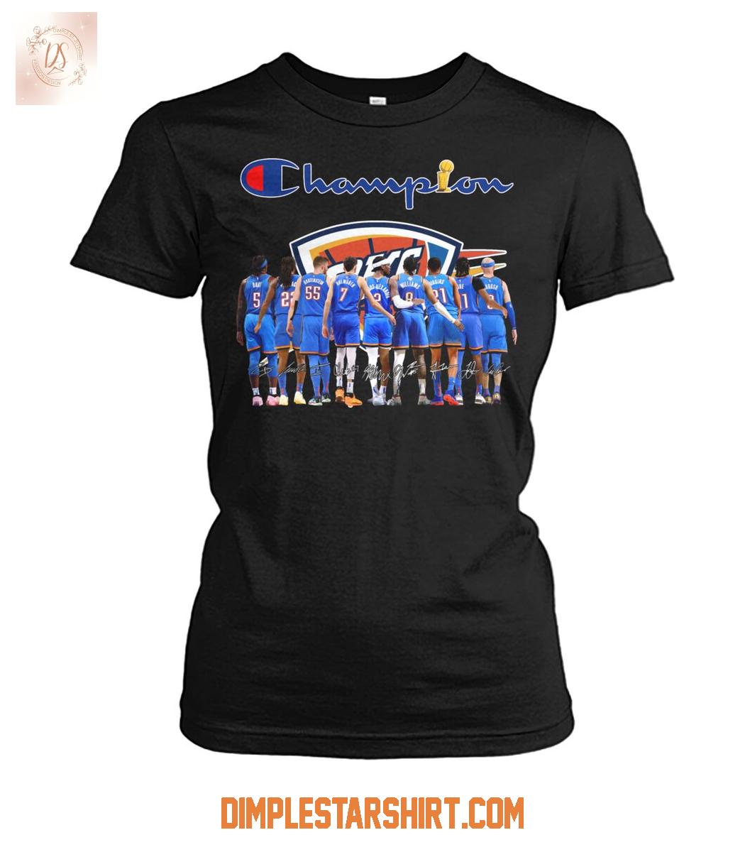Oklahoma City Thunder All Team Champion T Shirt Oklahoma City Thunder All Team Champion T Shirt