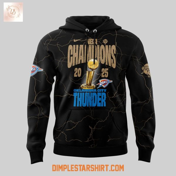 Oklahoma City Thunder NBA Champions Won For The City Hoodie T Shirt