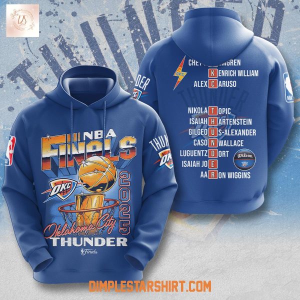 Oklahoma City Thunder NBA Finals 2025 Hoodie T Shirt