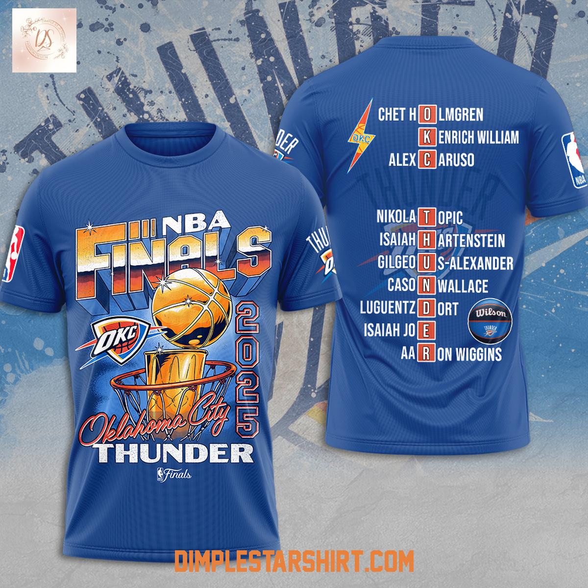 Oklahoma City Thunder NBA Finals 2025 Hoodie T Shirt Oklahoma City Thunder NBA Finals 2025 Hoodie T Shirt