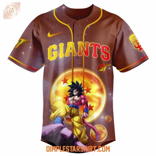 San Francisco Giants Super Saiyan Dragon Ball 2025 Baseball Jersey