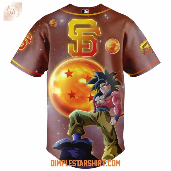 San Francisco Giants Super Saiyan Dragon Ball 2025 Baseball Jersey