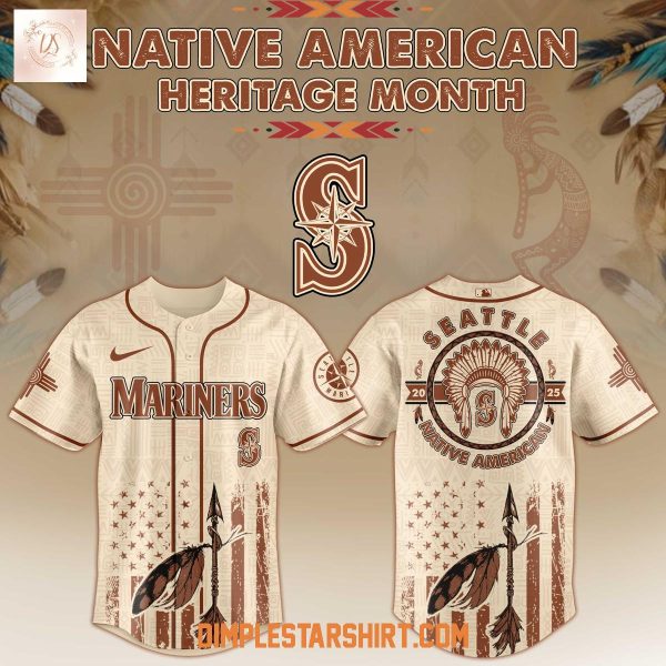 Seattle Mariners x Native American Heritage Month Baseball Jersey