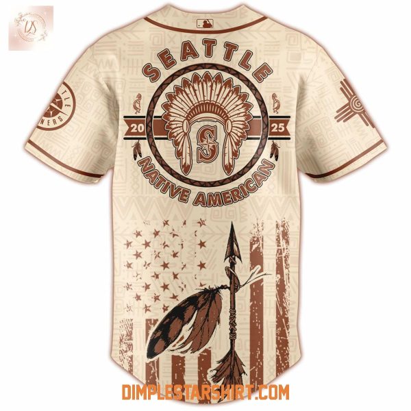 Seattle Mariners x Native American Heritage Month Baseball Jersey