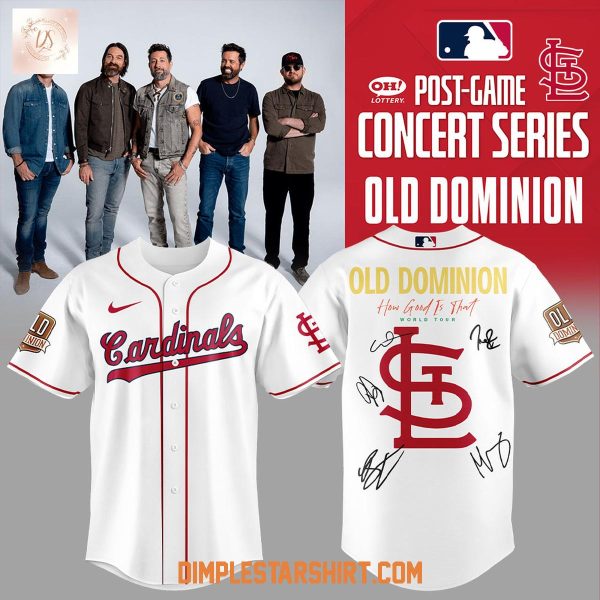 St. Louis Cardinals x Old Dominion How Good Is That World Tour Baseball Jersey