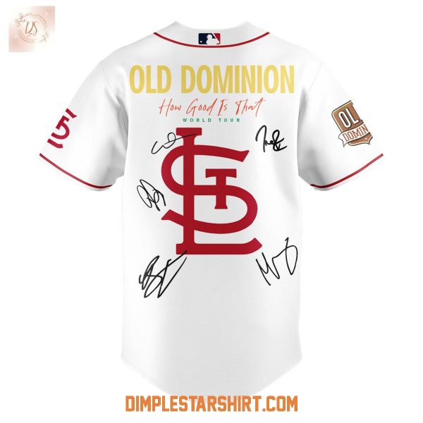 St. Louis Cardinals x Old Dominion How Good Is That World Tour Baseball Jersey