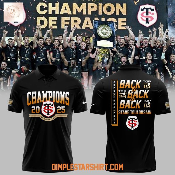 Stade Toulousain Champions Top 14 Back To Back To Back Hoodie Shirt