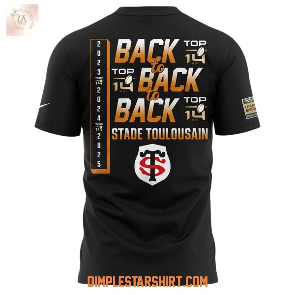 Stade Toulousain Champions Top 14 Back To Back To Back Hoodie Shirt