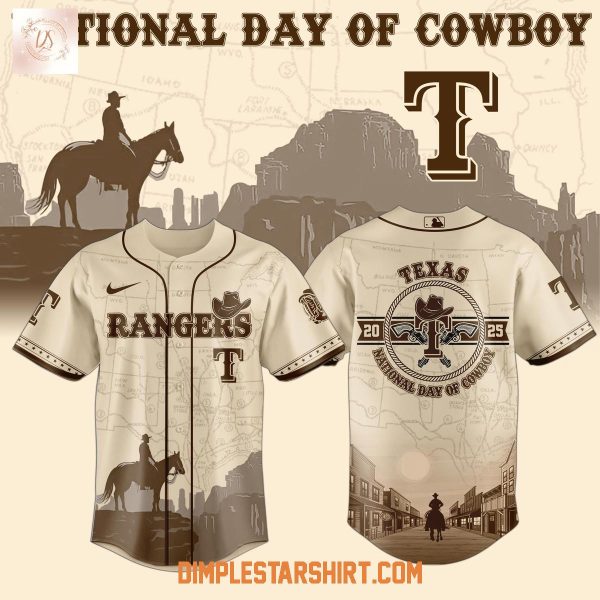 Texas Rangers National Day Of Cowboys Baseball Jersey