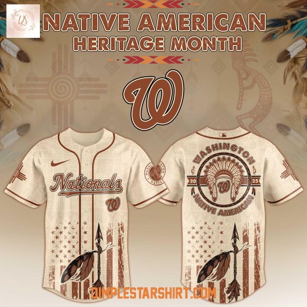 Washington Nationals x Native American Heritage Month Baseball Jersey
