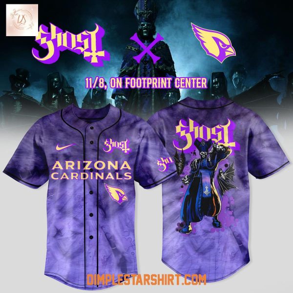 Arizona Cardinals x Ghost Band World Tour 2025 Jersey