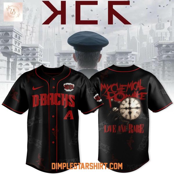 Arizona Diamondbacks x Long Live The Black Parade My Chemical Romance Baseball Jersey
