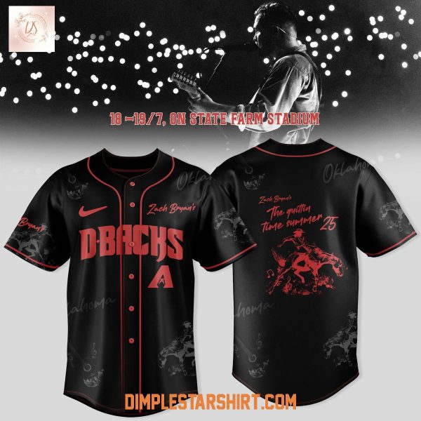 Arizona Diamondbacks x The Quittin Time Tour 2025 Baseball Jersey
