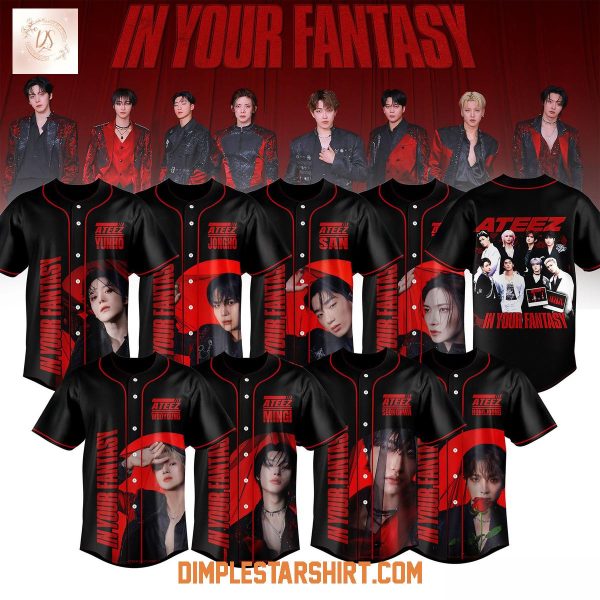 Ateez 2025 World Tour In Your Fantasy Jersey
