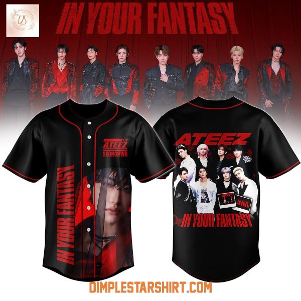 Ateez 2025 World Tour In Your Fantasy Jersey