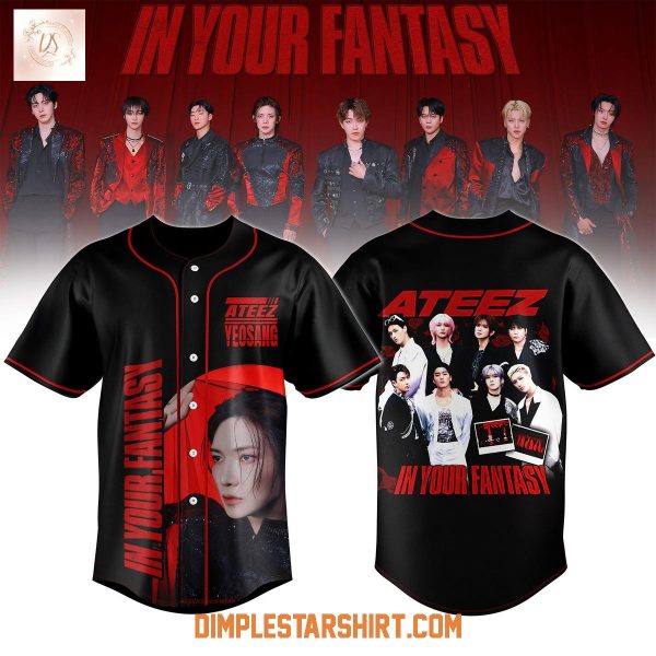 Ateez 2025 World Tour In Your Fantasy Jersey