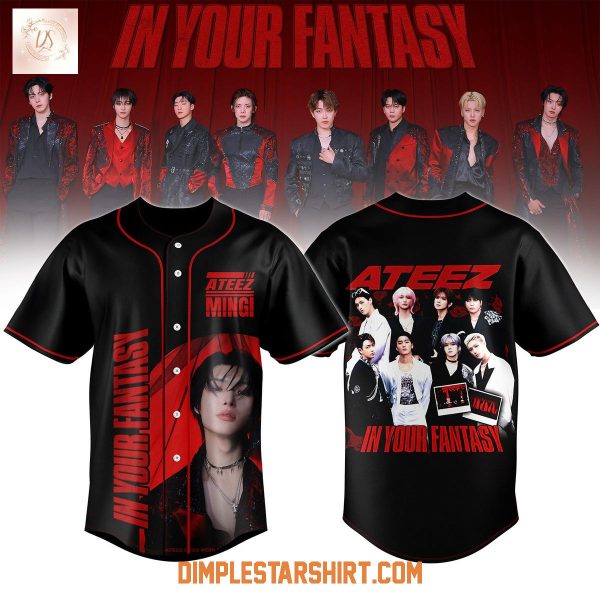 Ateez 2025 World Tour In Your Fantasy Jersey