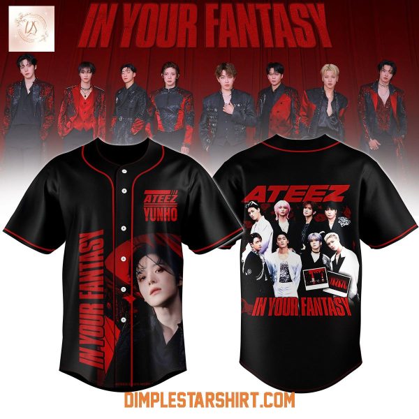 Ateez 2025 World Tour In Your Fantasy Jersey