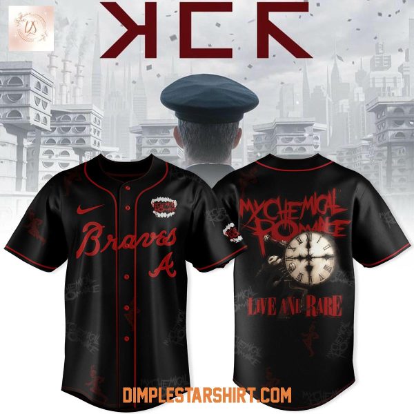 Atlanta Braves x Long Live The Black Parade My Chemical Romance Baseball Jersey