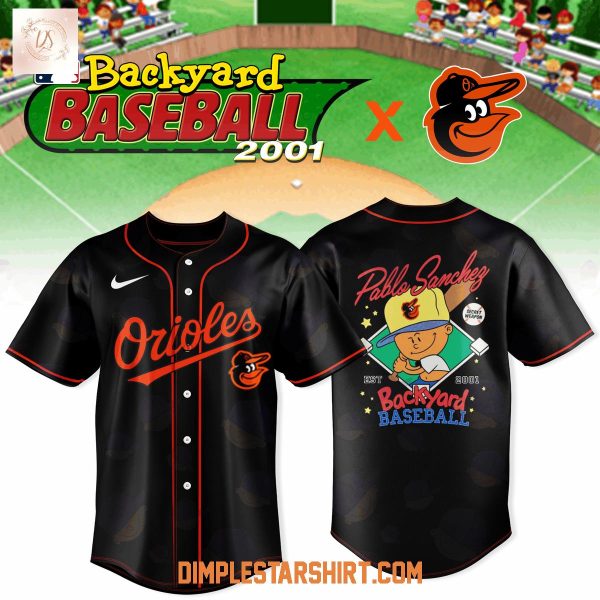 Baltimore Orioles x Backyard 2025 Baseball Jersey