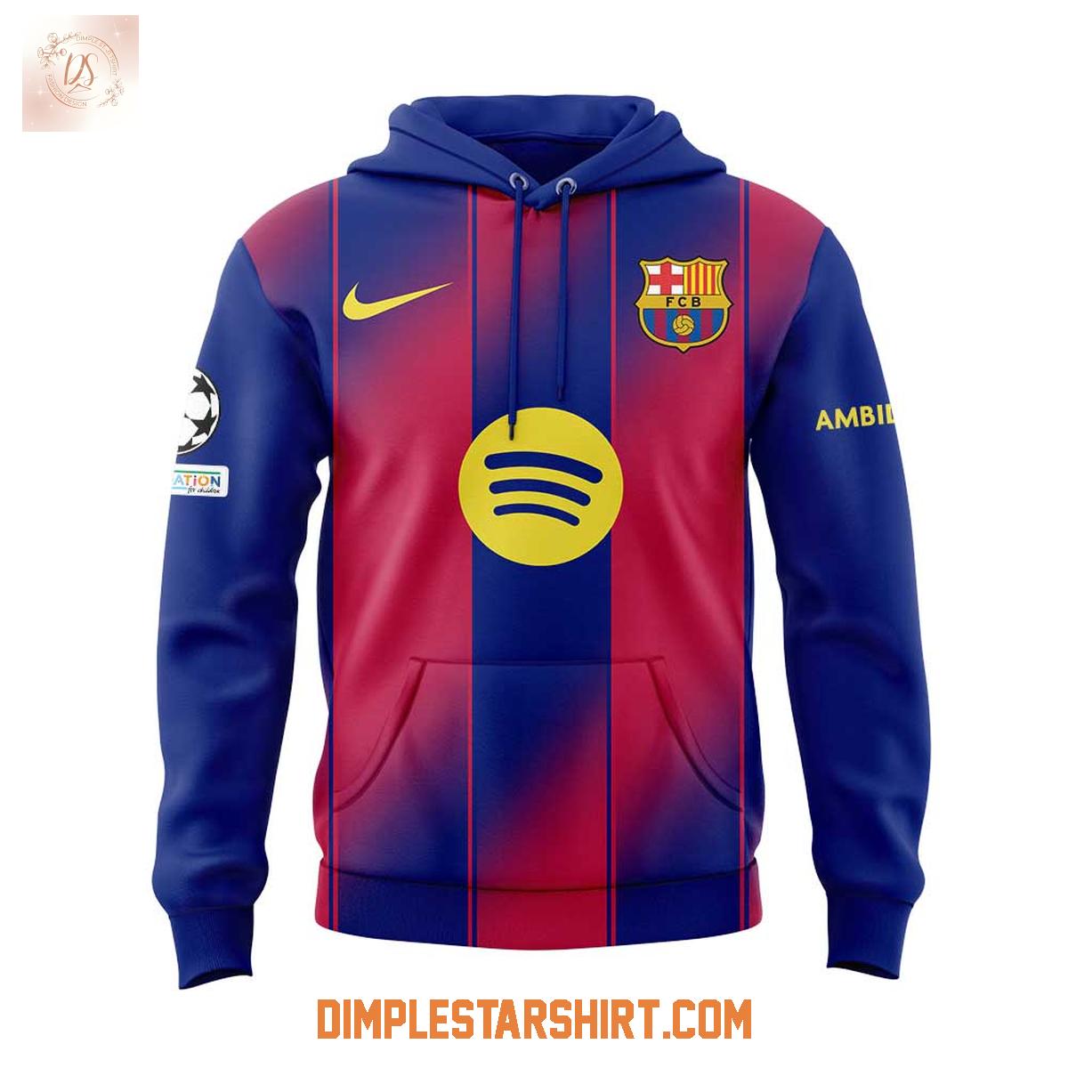 Barcelona Lamine Yamal 10 Home 2025_2026 Hoodie Shirt Barcelona Lamine Yamal 10 Home 2025_2026 Hoodie Shirt