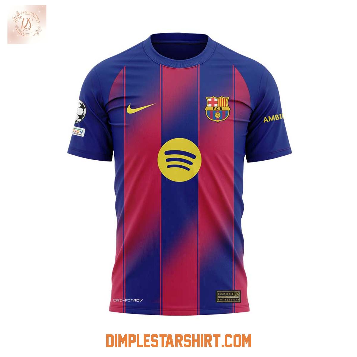 Barcelona Lamine Yamal 10 Home 2025_2026 Hoodie Shirt Barcelona Lamine Yamal 10 Home 2025_2026 Hoodie Shirt