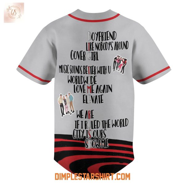 Big Time Rush In Real Life Worldwide Baseball Jersey