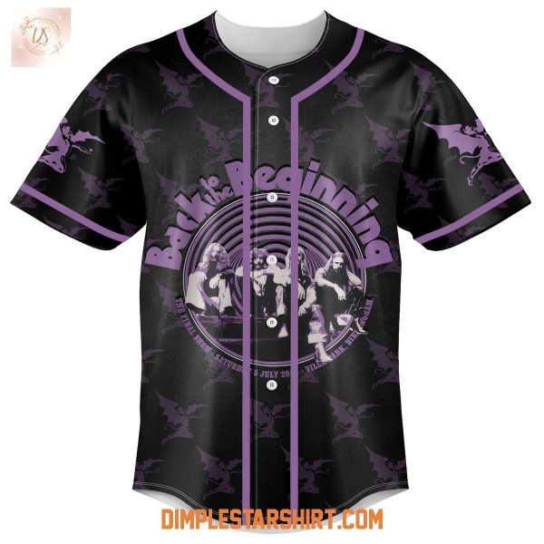 Black Sabbath Back To The Beginning 2025 Baseball Jersey