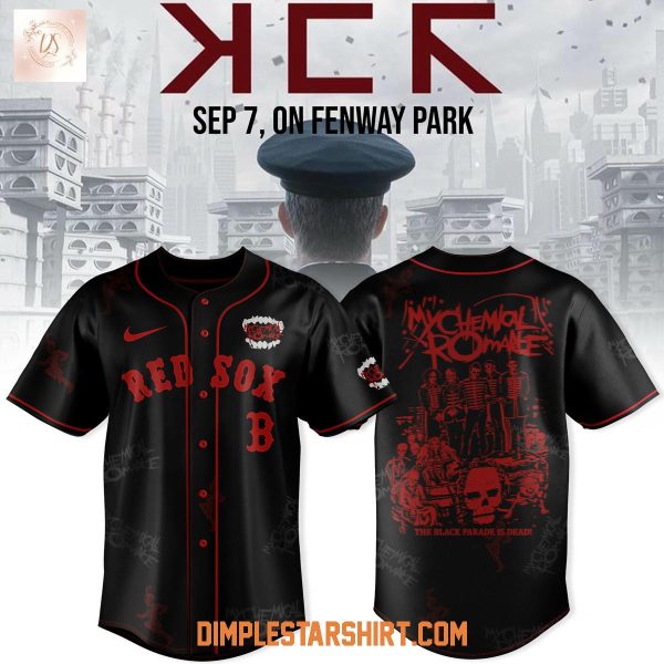 Boston Red Sox x Long Live The Black Parade My Chemical Romance Baseball Jersey