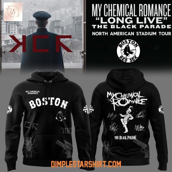 Boston Red Sox x My Chemical Romance Long Live The Black Parade 2025 Hoodie T Shirt