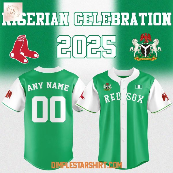 Boston Red Sox x Nigerian Heritage Celebration 2025 Baseball Jersey