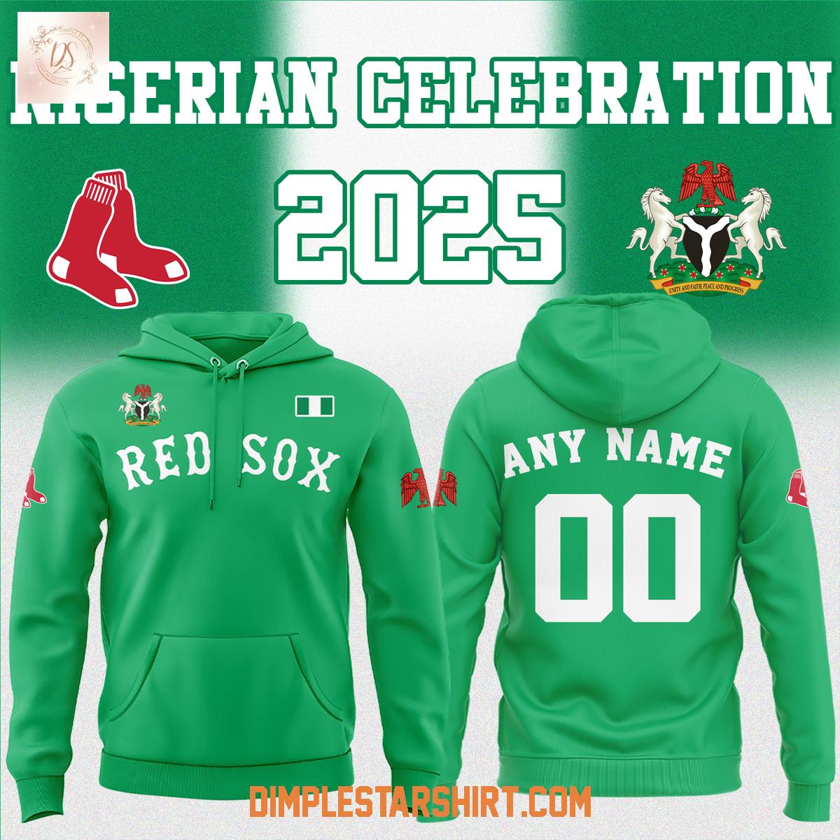 Boston Red Sox x Nigerian Heritage Celebration 2025 Hoodie Shirt Boston Red Sox x Nigerian Heritage Celebration 2025 Hoodie Shirt