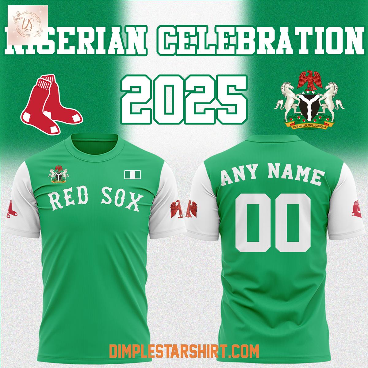 Boston Red Sox x Nigerian Heritage Celebration 2025 Hoodie Shirt Boston Red Sox x Nigerian Heritage Celebration 2025 Hoodie Shirt