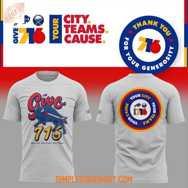 Buffalo Bills And Buffalo Sabres Give 716 Hoodie Shirt