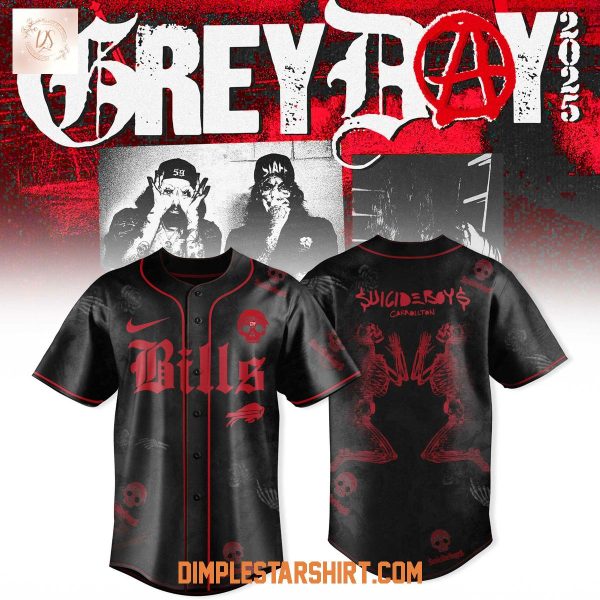 Buffalo Bills x Suicideboys Greyday 2025 Jersey