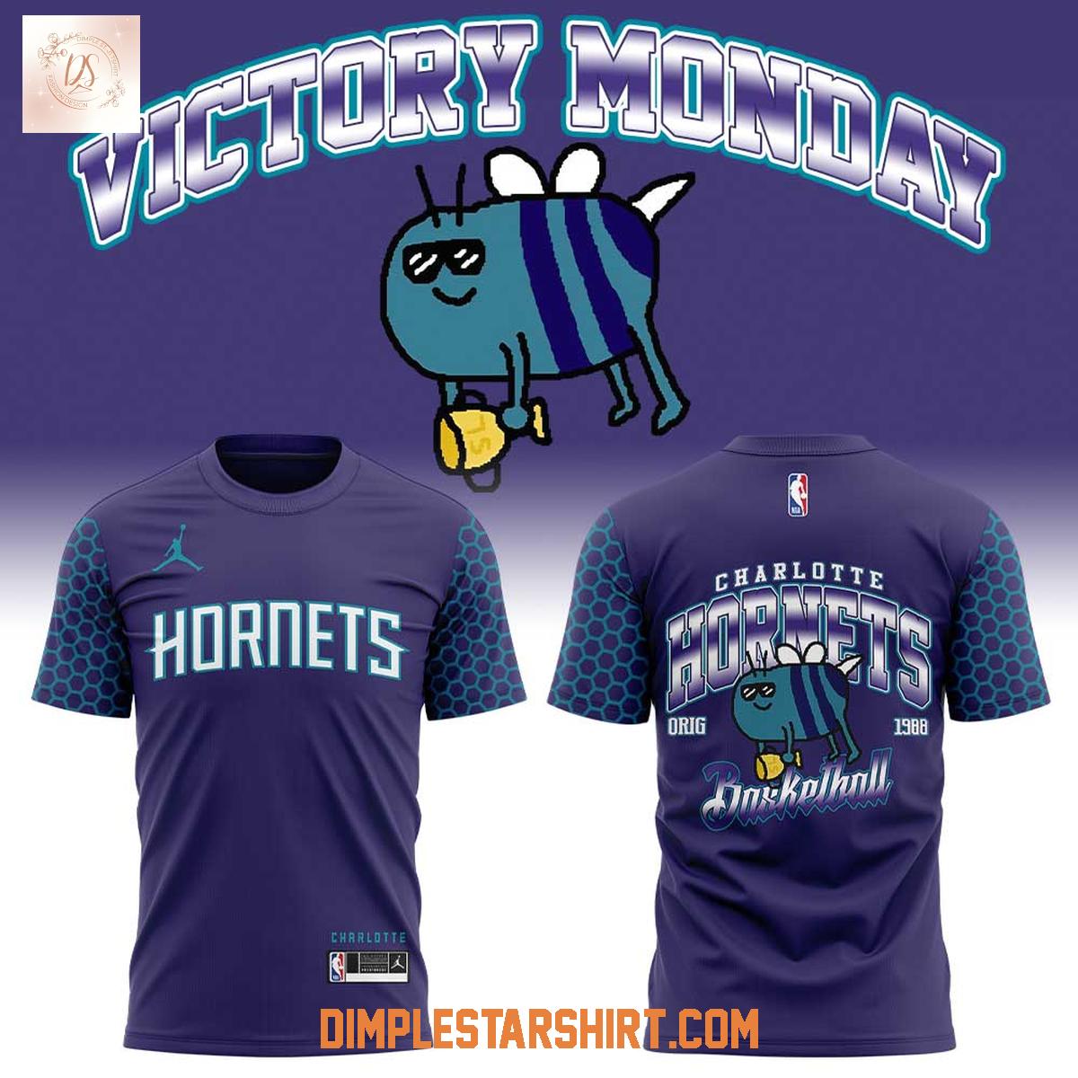 Charlotte Hornets Victory Monday Hoodie T Shirt Charlotte Hornets Victory Monday Hoodie T Shirt