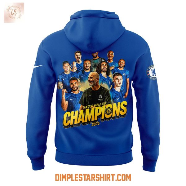 Chelsea FC 2025 FIFA Club World Cup Champions Hoodie Shirt