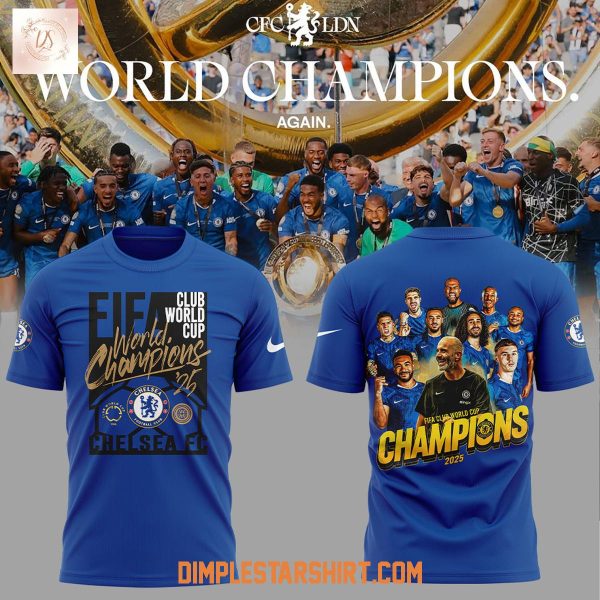 Chelsea FC 2025 FIFA Club World Cup Champions Hoodie Shirt