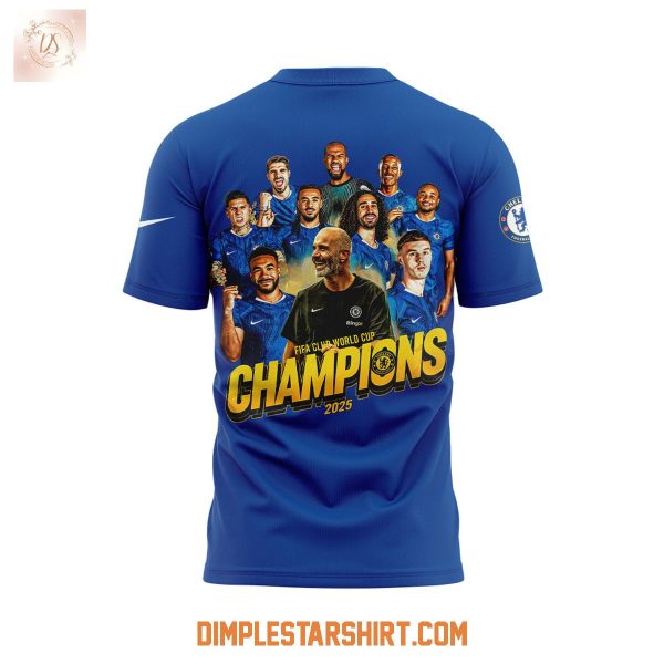 Chelsea FC 2025 FIFA Club World Cup Champions Hoodie Shirt