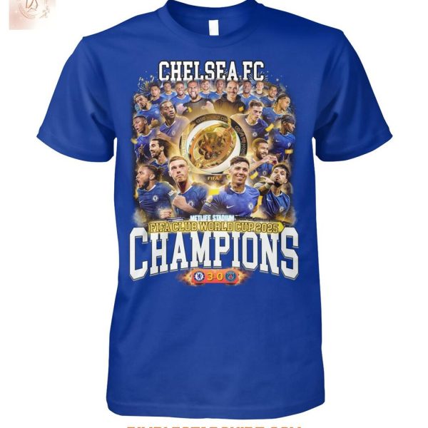 Chelsea FC Fifa Club World Cup 2025 Champions T Shirt