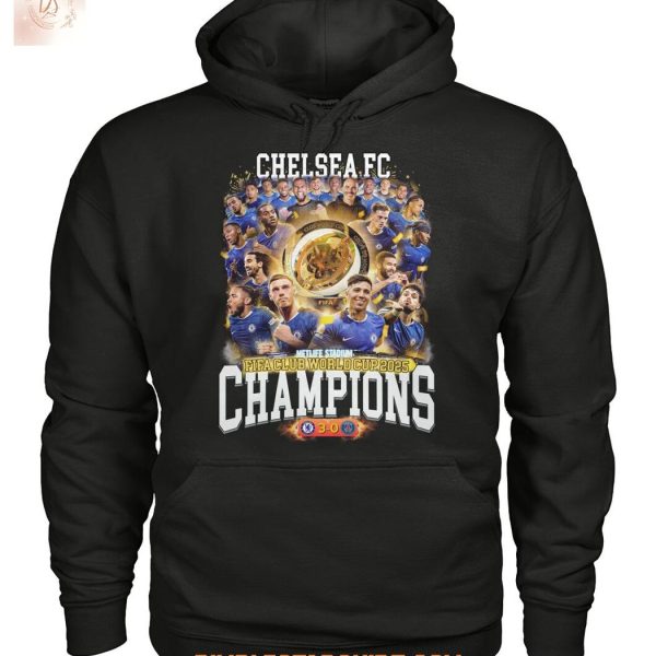 Chelsea FC Fifa Club World Cup 2025 Champions T Shirt
