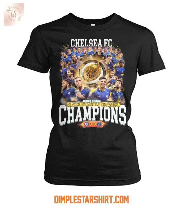Chelsea FC Fifa Club World Cup 2025 Champions T Shirt