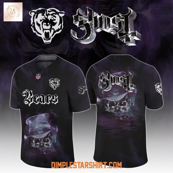 Chicago Bears x Ghost Skeletour World Tour 2025 Football Jersey