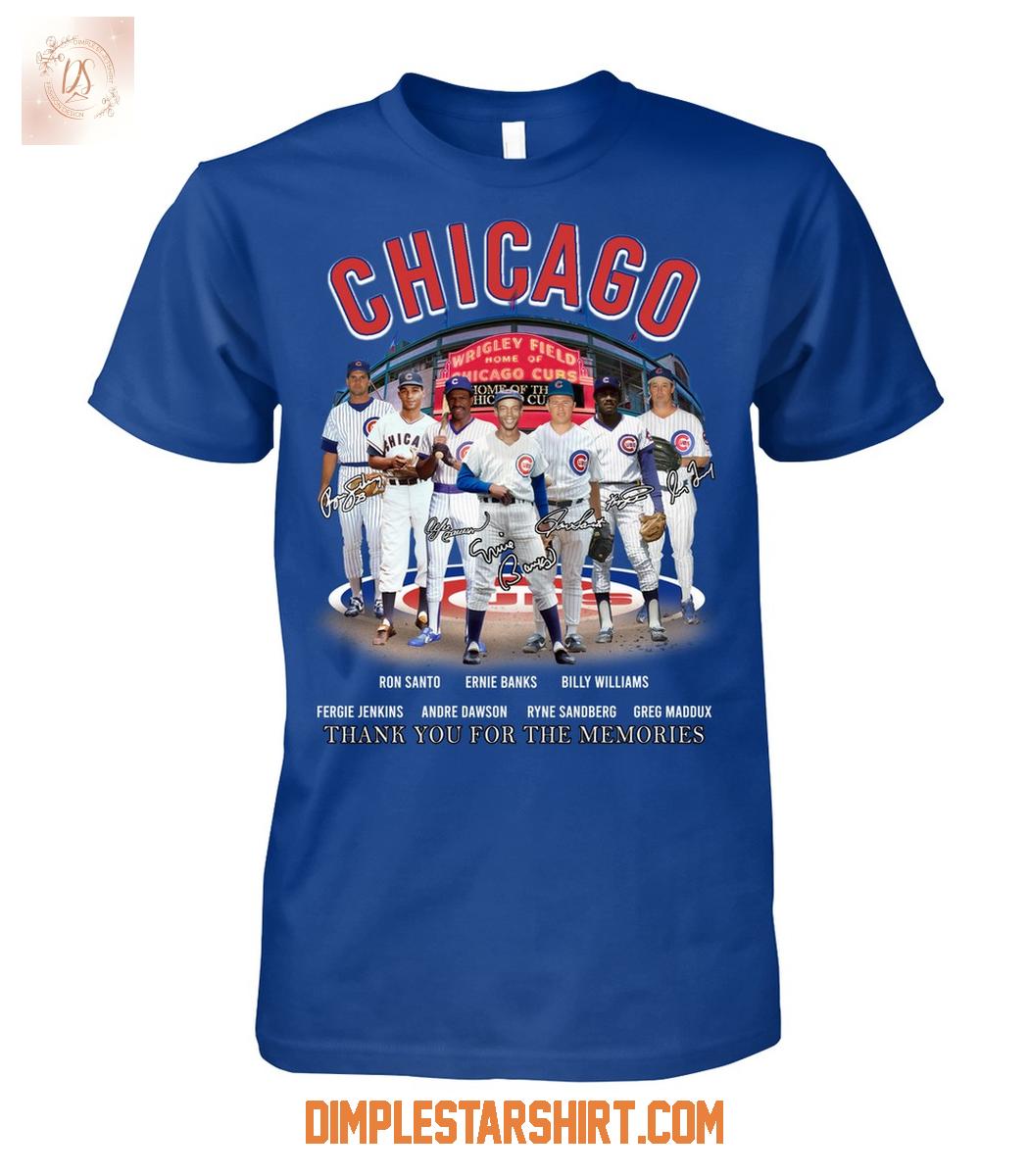 Chicago Cubs Legends Team Memories T Shirt Chicago Cubs Legends Team Memories T Shirt