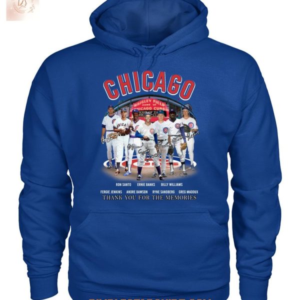 Chicago Cubs Legends Team Memories T Shirt