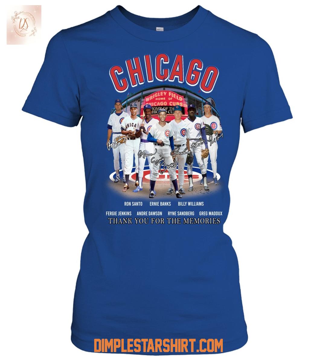 Chicago Cubs Legends Team Memories T Shirt Chicago Cubs Legends Team Memories T Shirt